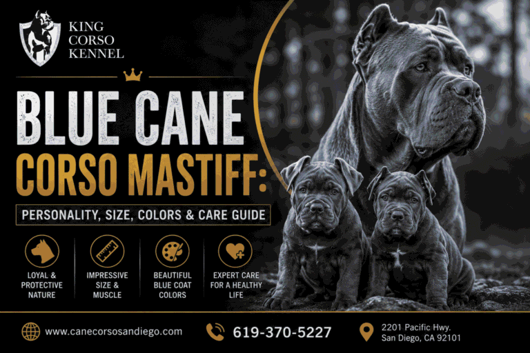Blue Cane Corso Mastiff Personality, Size, Colors & Care Guide
