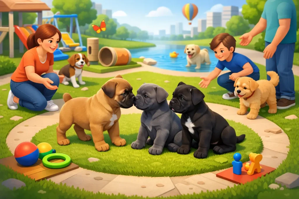 Early Socialization for Cane Corso Puppies