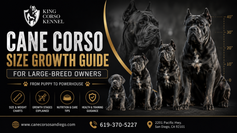 Cane Corso Size Growth Guide for Large-Breed Owners