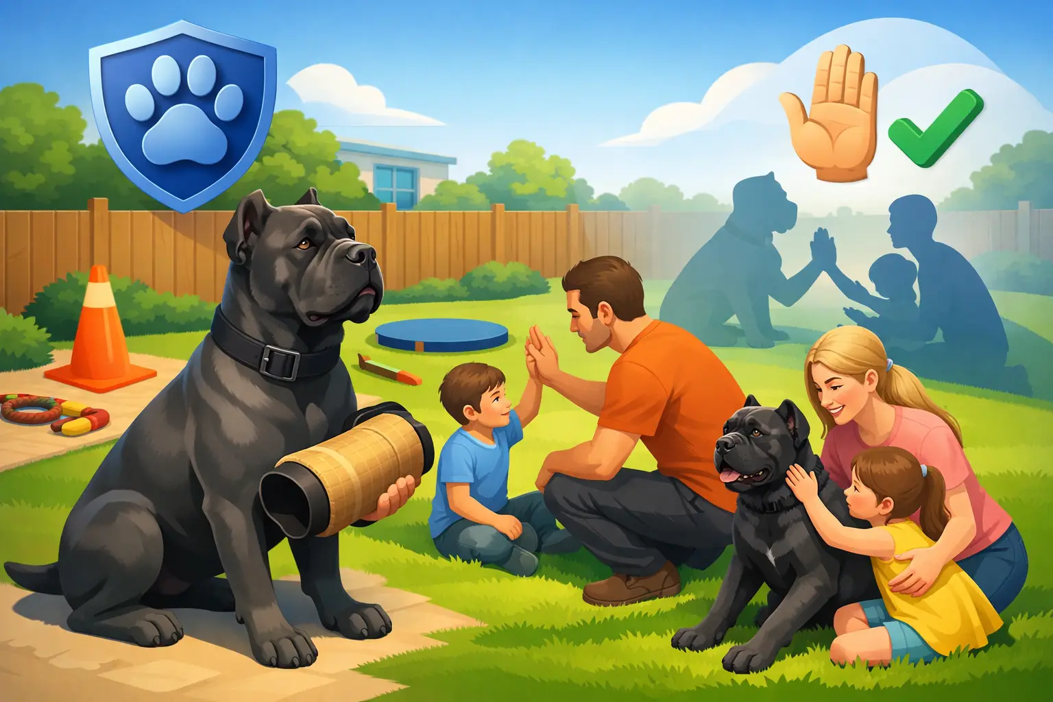 Cane Corso Bite Inhibition for Family Guardians