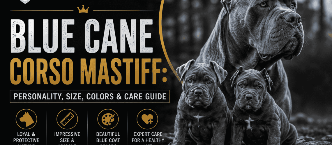 Blue Cane Corso Mastiff Personality, Size, Colors & Care Guide