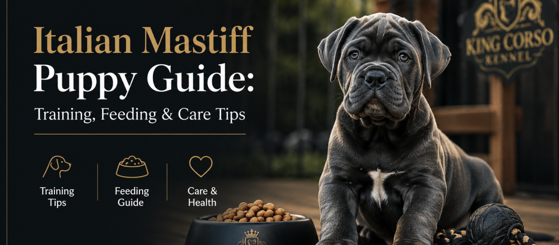Italian Mastiff Puppy Guide Training, Feeding & Care Tips