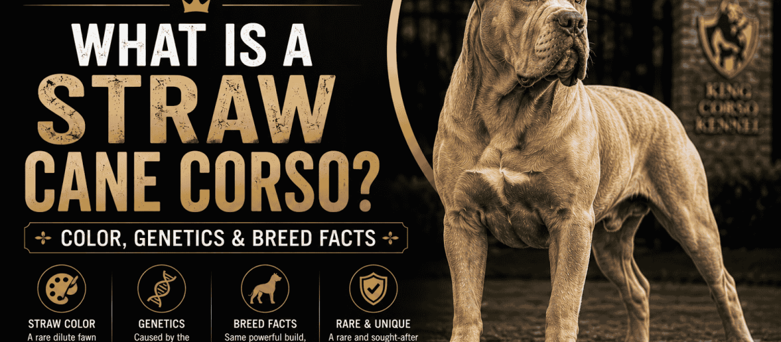 What Is a Straw Cane Corso Color, Genetics & Breed Facts