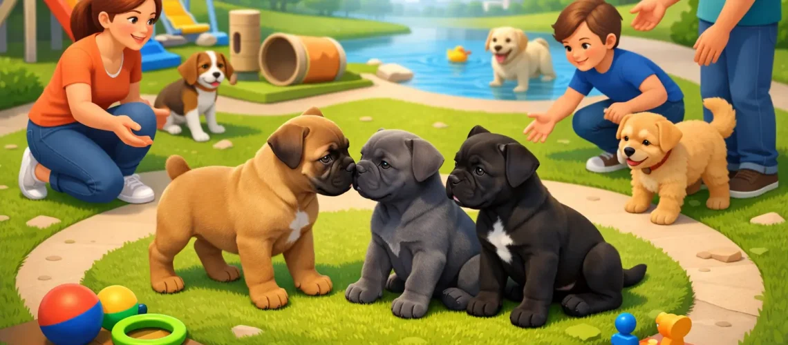 Early Socialization for Cane Corso Puppies